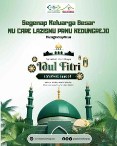 Selamat Hari Raya 1446 H Lazisnu PRNU Kedungrejo